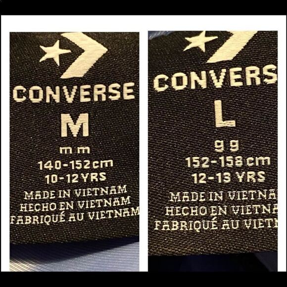 CONVERSE Girls Taffeta Bomber Lightweight Jacket - Picture 10 of 11